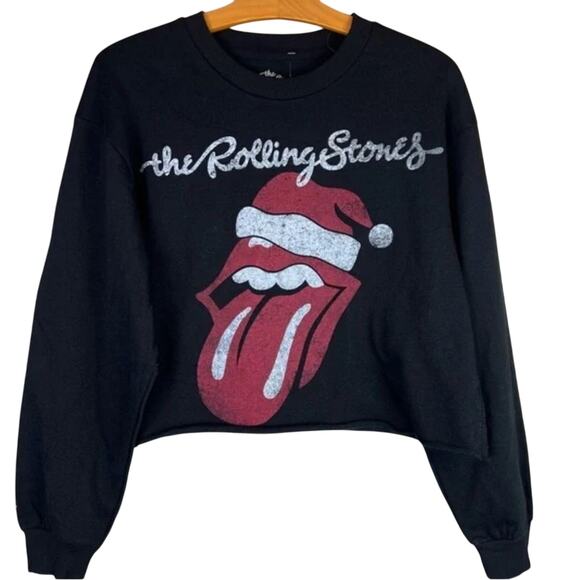 The Rolling Stones Holiday Santa Hat Sweatshirt, Size XXL, EUC - Picture 4 of 11